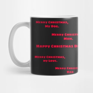 Greetings for Christmas Mug